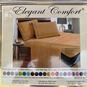 White Twin Egyptian Cotton 1500 tc
Bedding Set